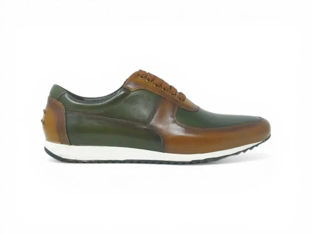 Men's Calfskin Leather Sneaker Carrucci