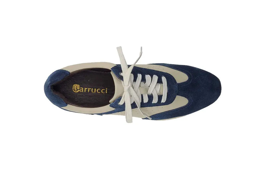 Mix Media Lifestyle Leather Sneaker Carrucci