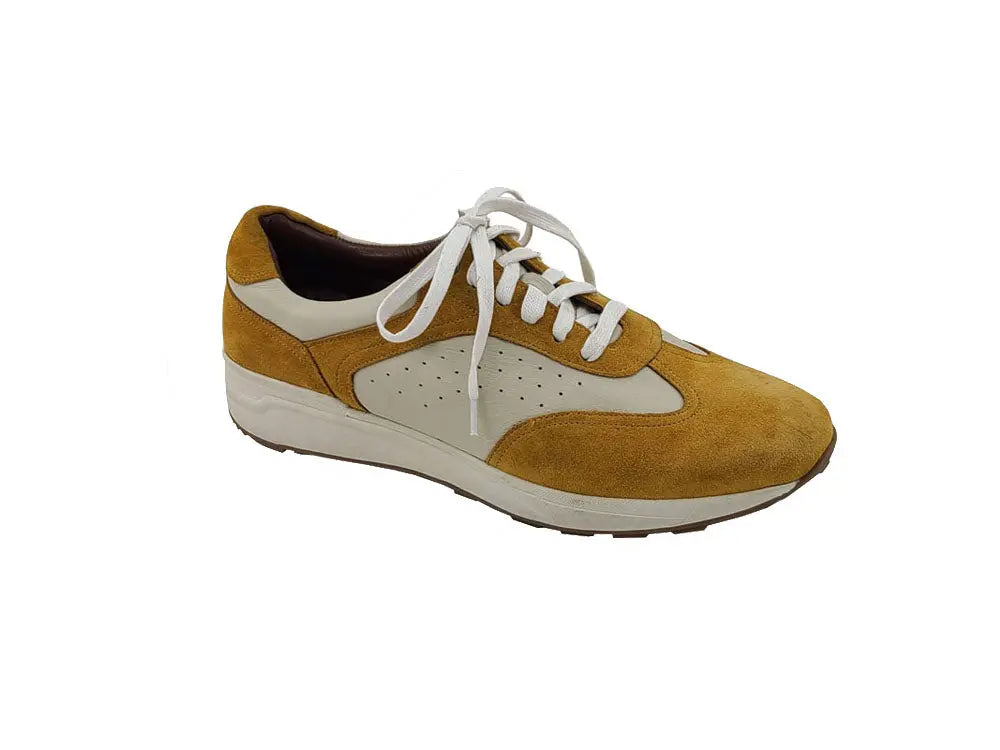 Mix Media Lifestyle Leather Sneaker Carrucci