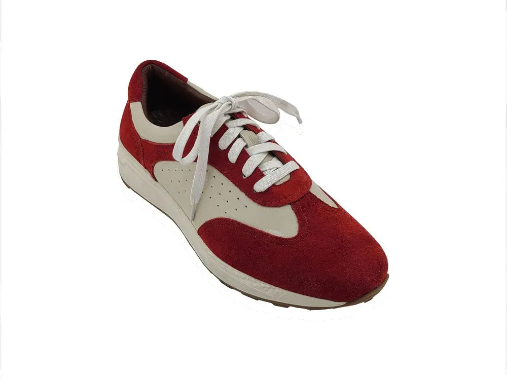 Mix Media Lifestyle Leather Sneaker Carrucci