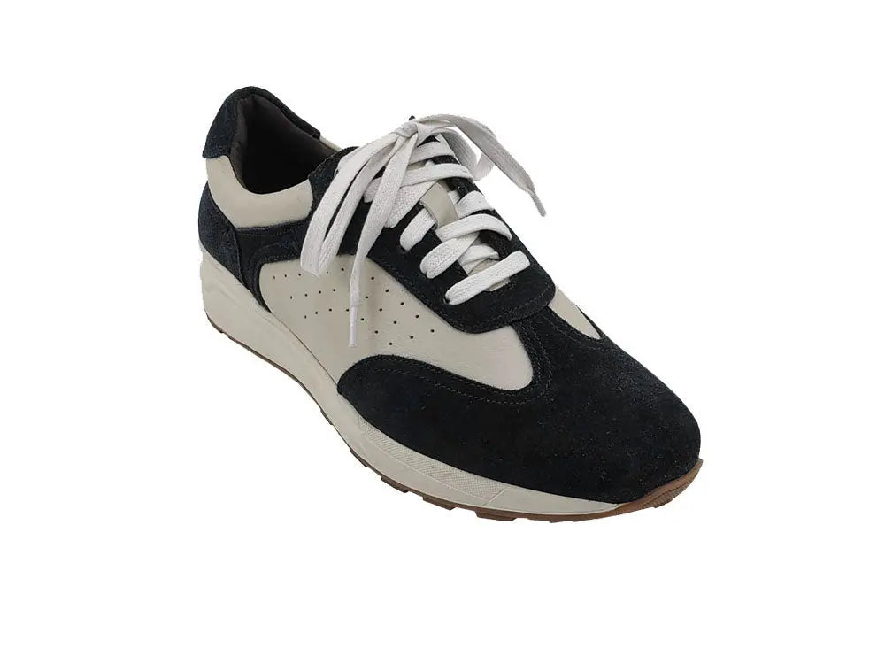 Mix Media Lifestyle Leather Sneaker Carrucci