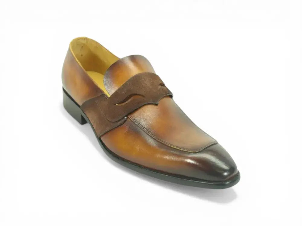 Mixed Media Modern Penny Loafer Carrucci