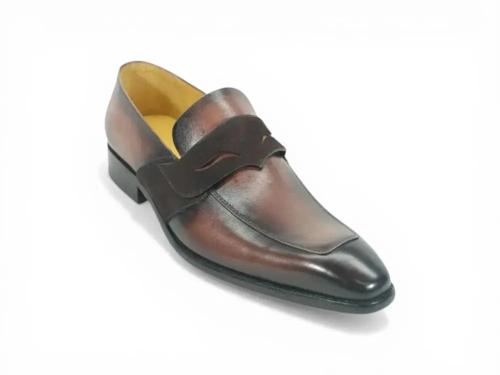 Mixed Media Modern Penny Loafer Carrucci