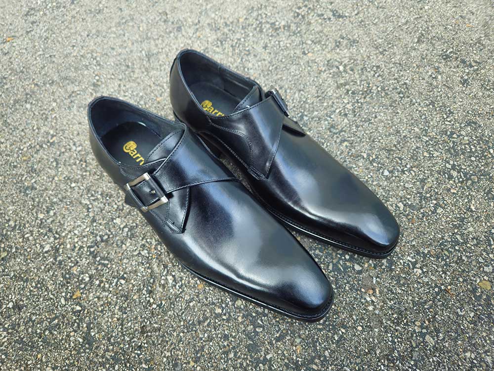 Monk Strap Buckle Leather Shoes Carrucci