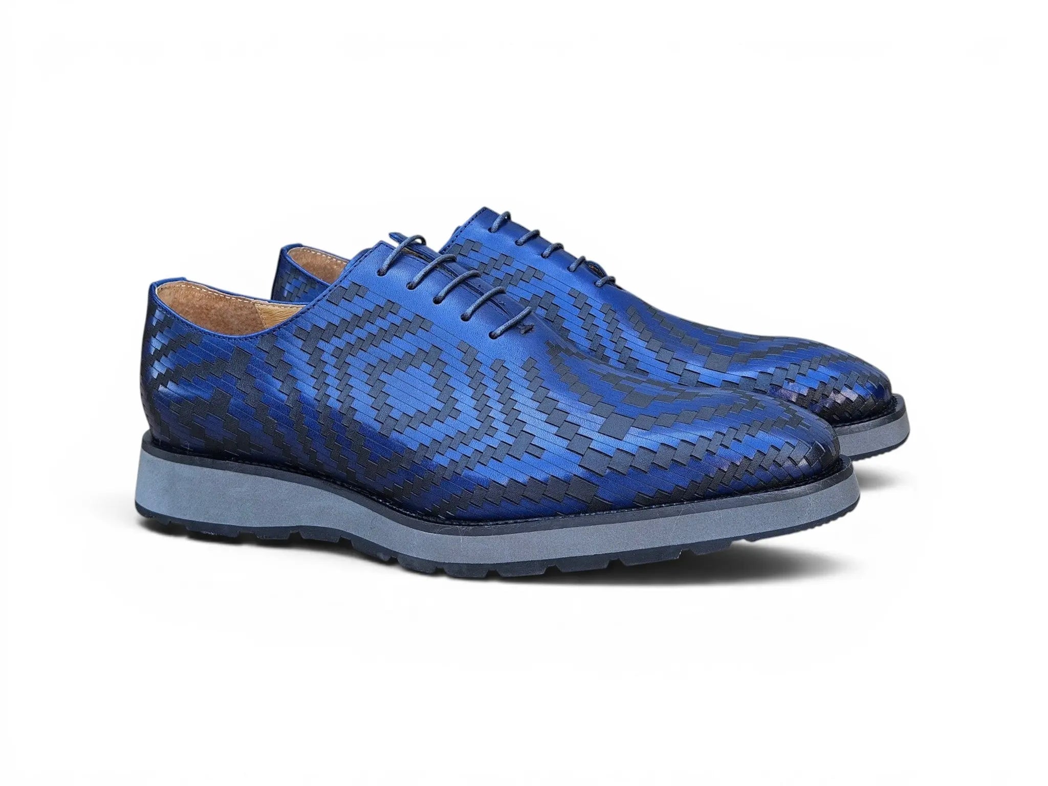 Mosaic Leather Oxford Carrucci