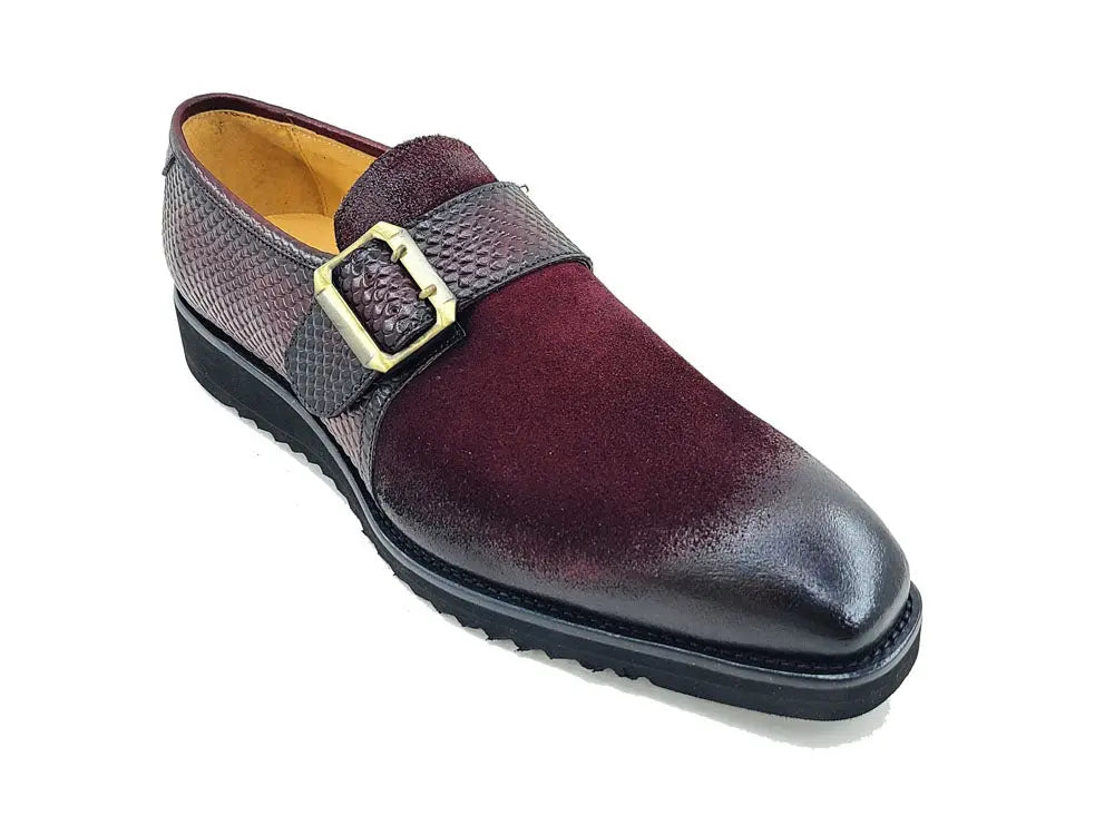 Multi Media Buckle Monkstrap Slip-on Carrucci