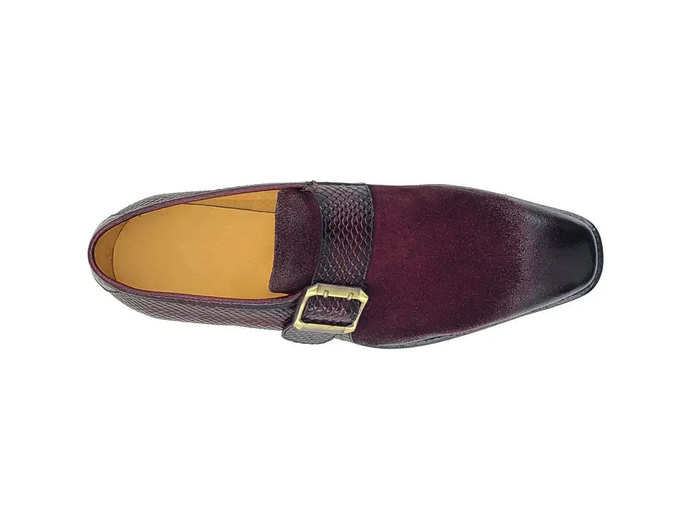 Multi Media Buckle Monkstrap Slip-on Carrucci