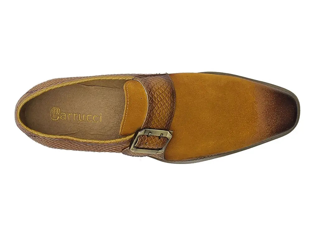 Multi Media Buckle Monkstrap Slip-on Carrucci
