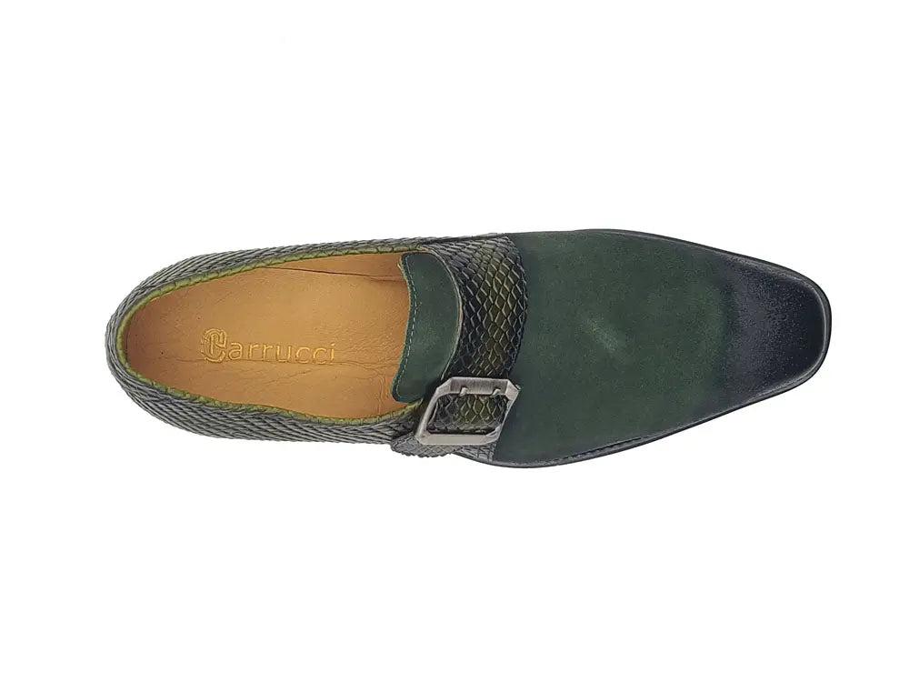 Multi Media Buckle Monkstrap Slip-on Carrucci