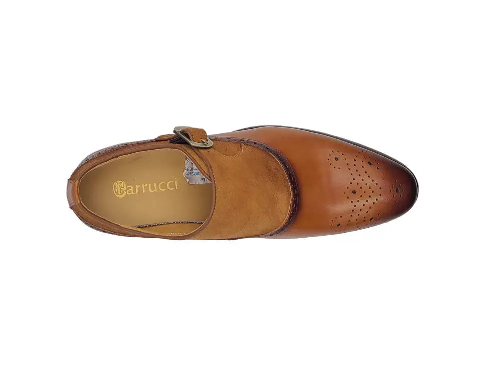 Multi Media Sling Style Single Monk Loafer Carrucci
