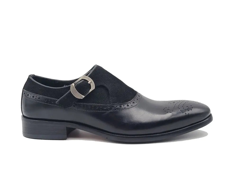 Multi Media Sling Style Single Monk Loafer Carrucci