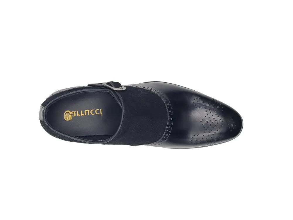 Multi Media Sling Style Single Monk Loafer Carrucci