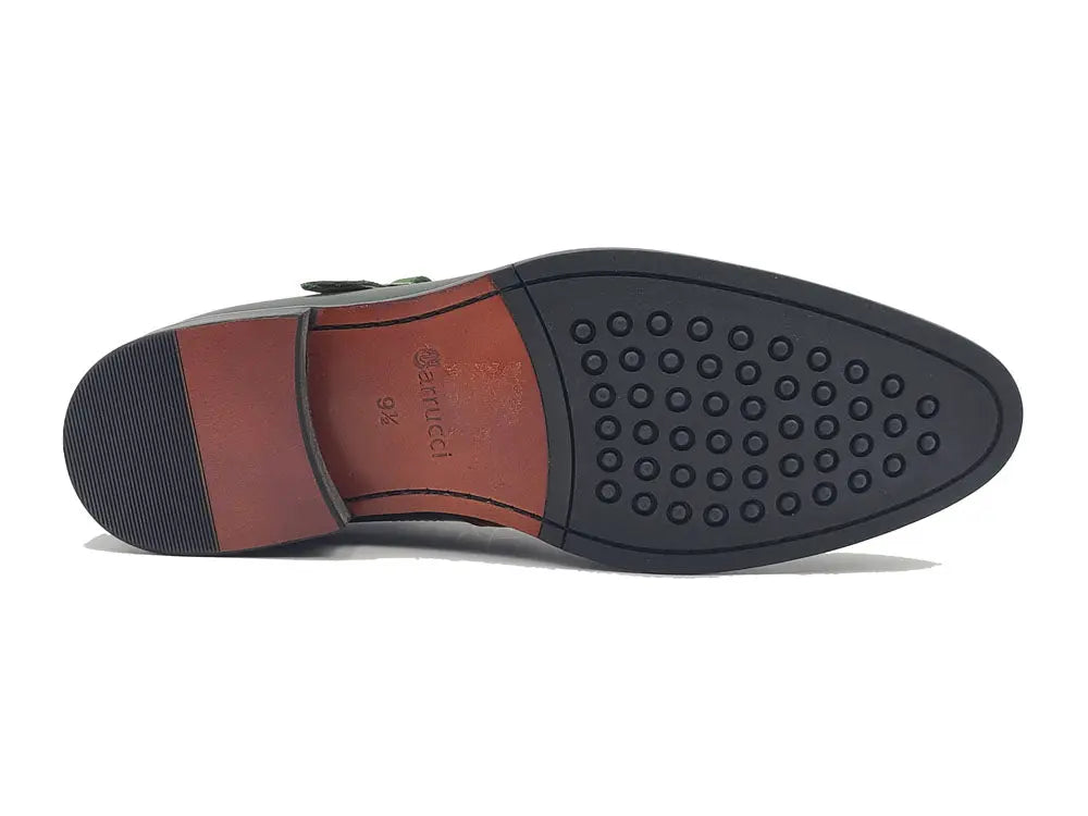 Multi Media Sling Style Single Monk Loafer Carrucci
