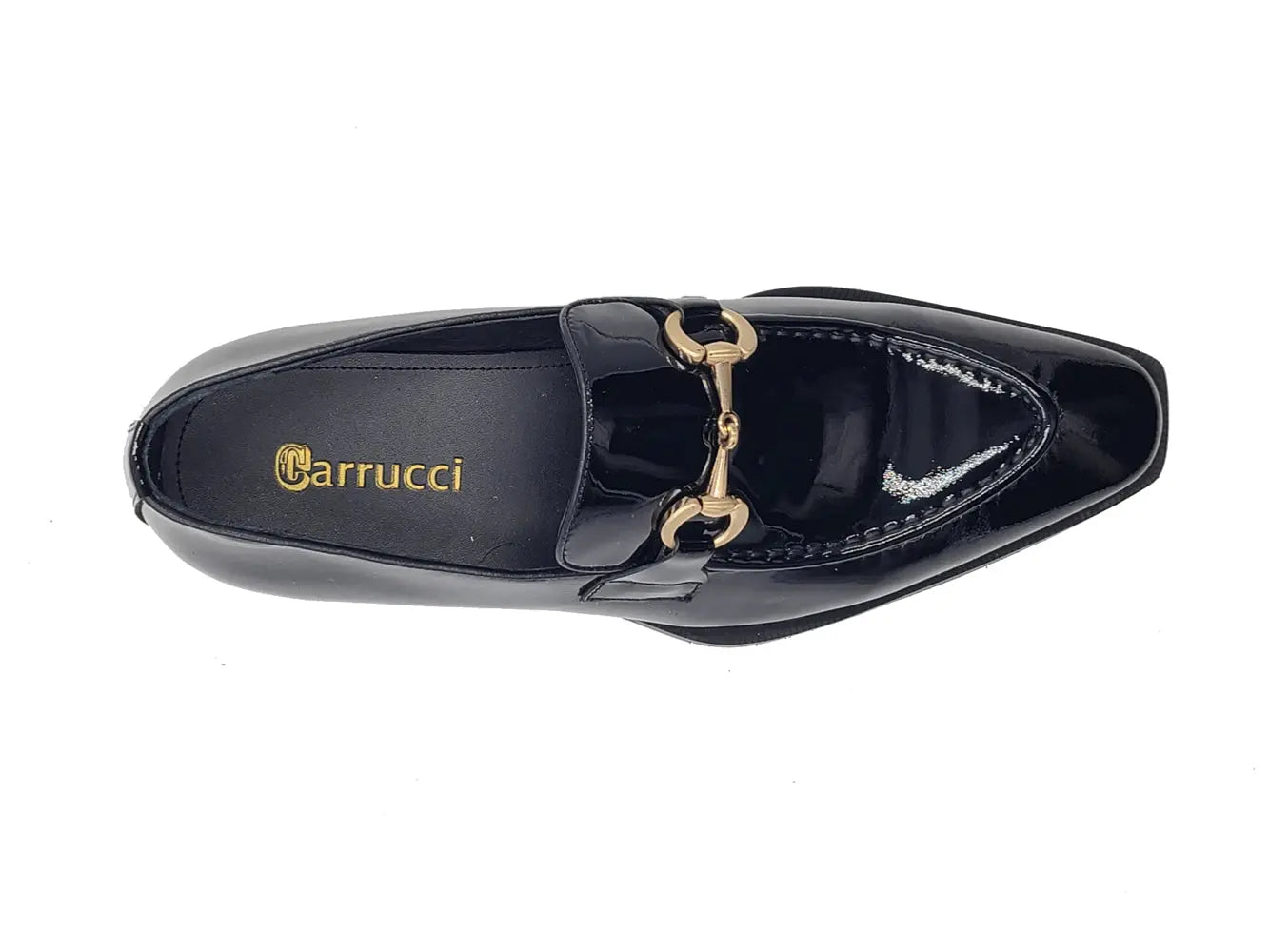 Patent Leather Buckle Loafer Carrucci