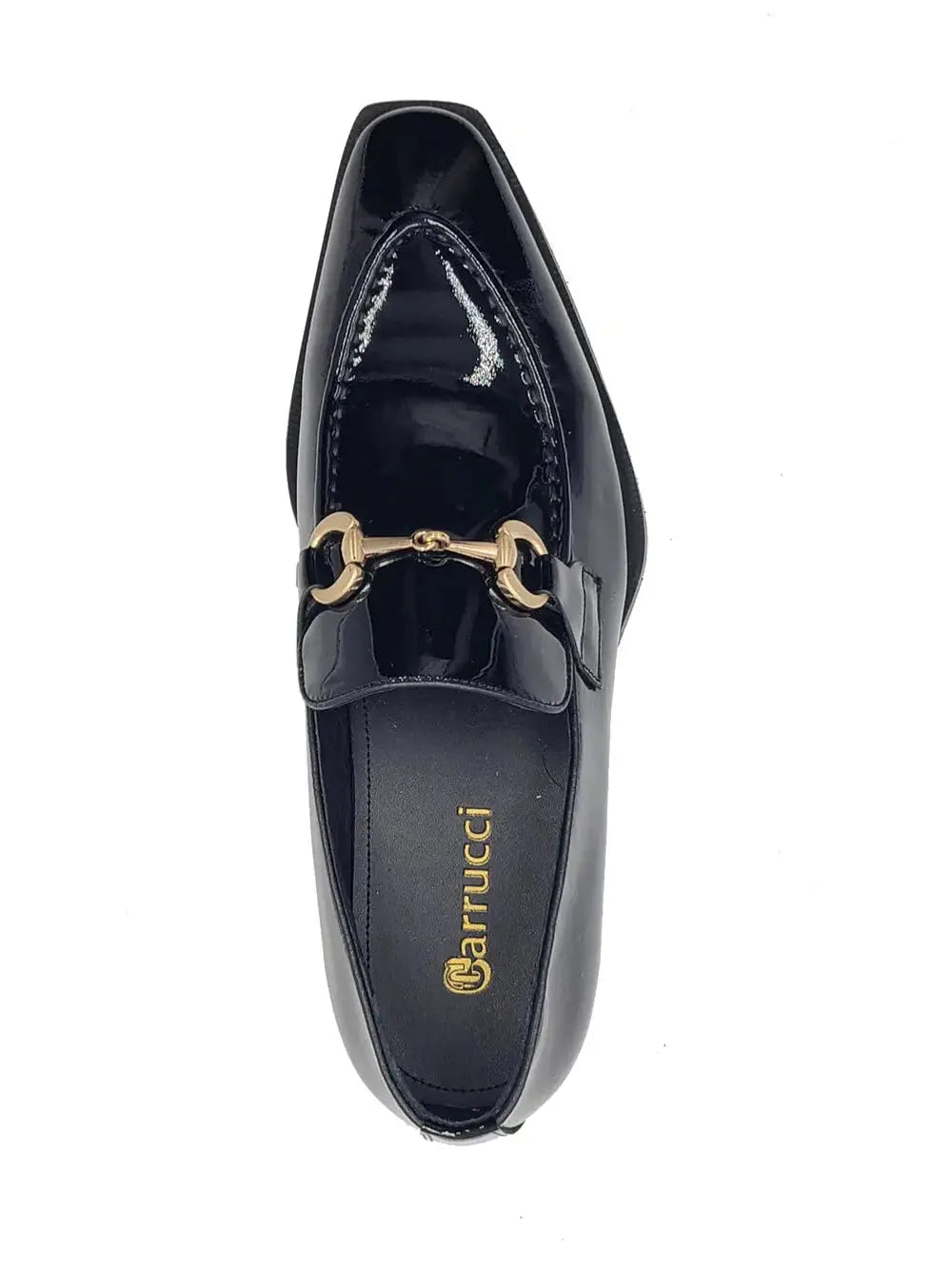 Patent Leather Buckle Loafer Carrucci