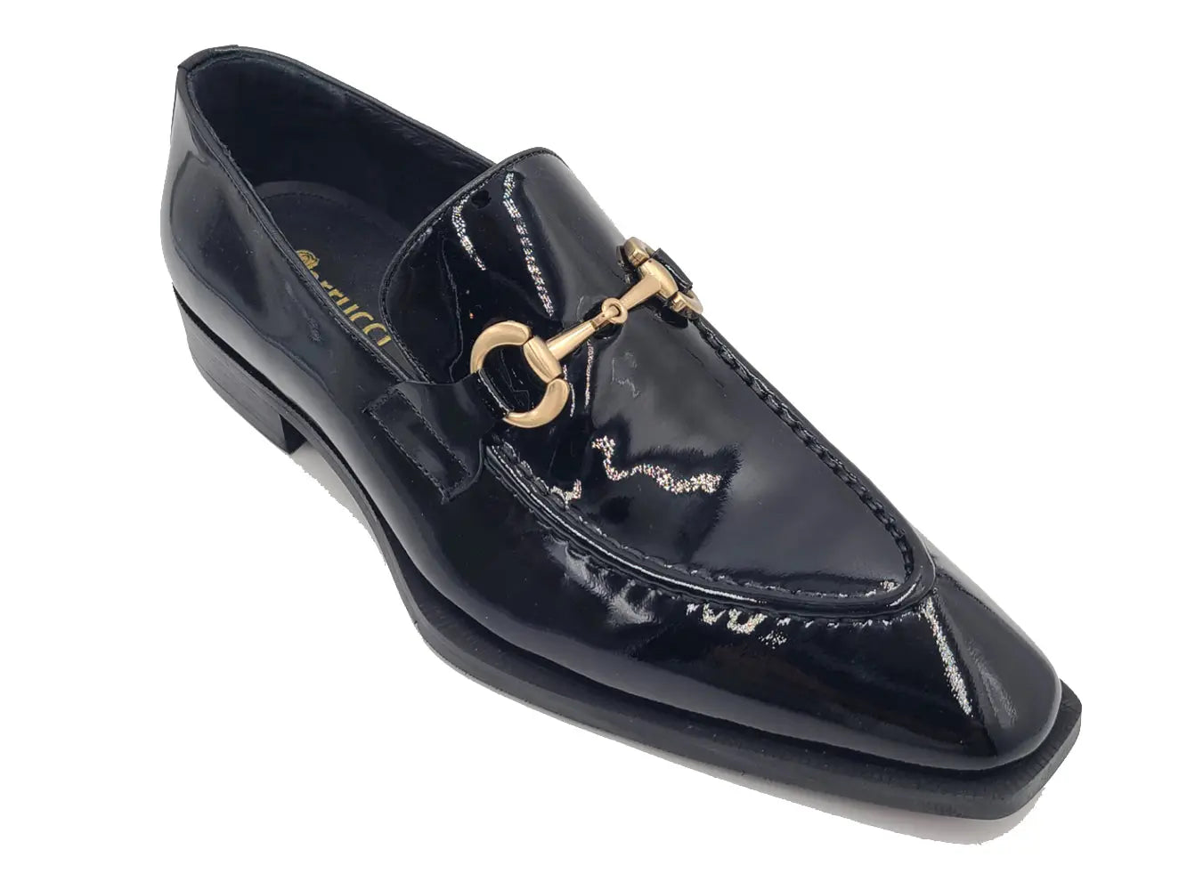 Patent Leather Buckle Loafer Carrucci