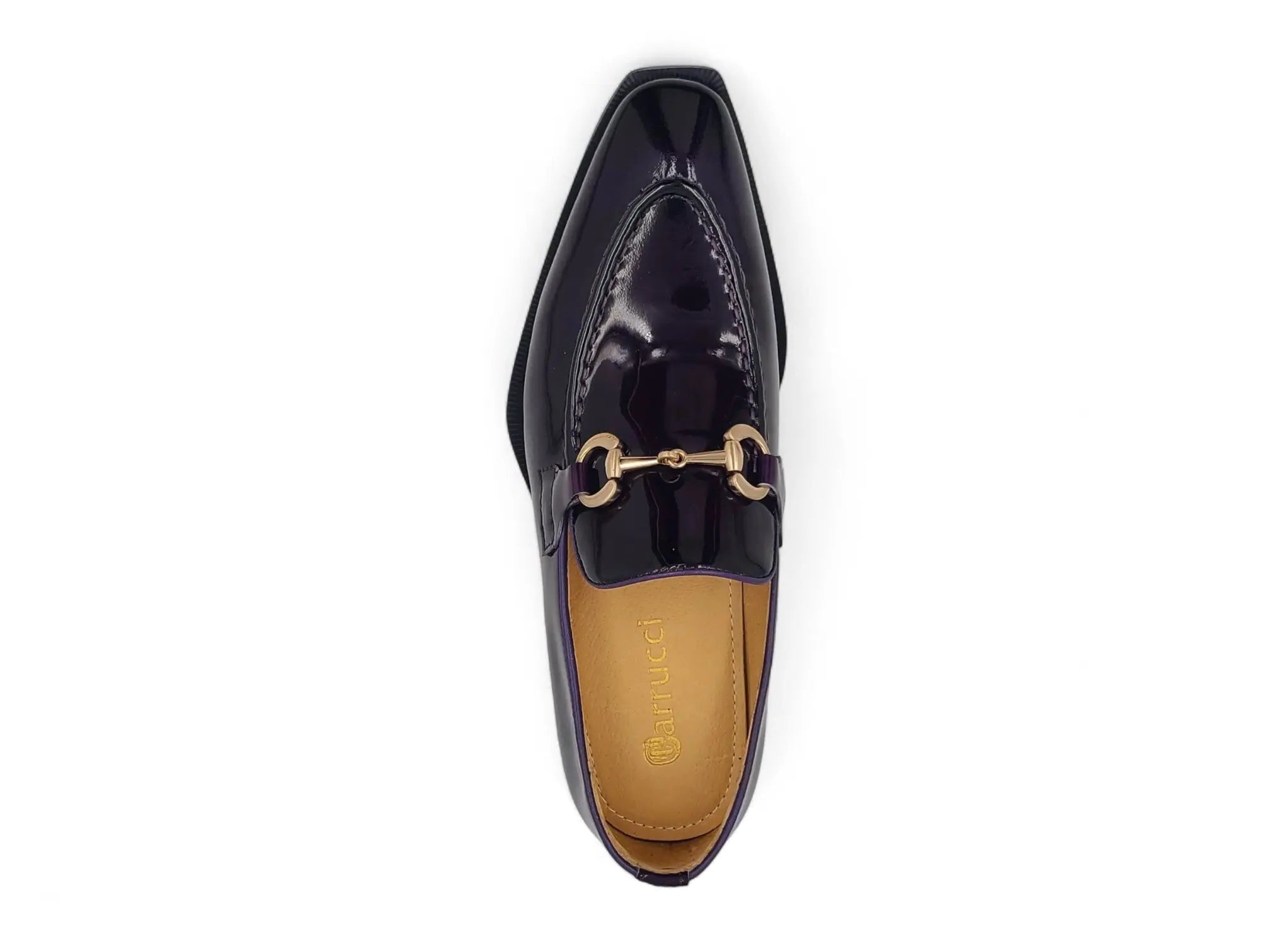 Patent Leather Buckle Loafer Carrucci