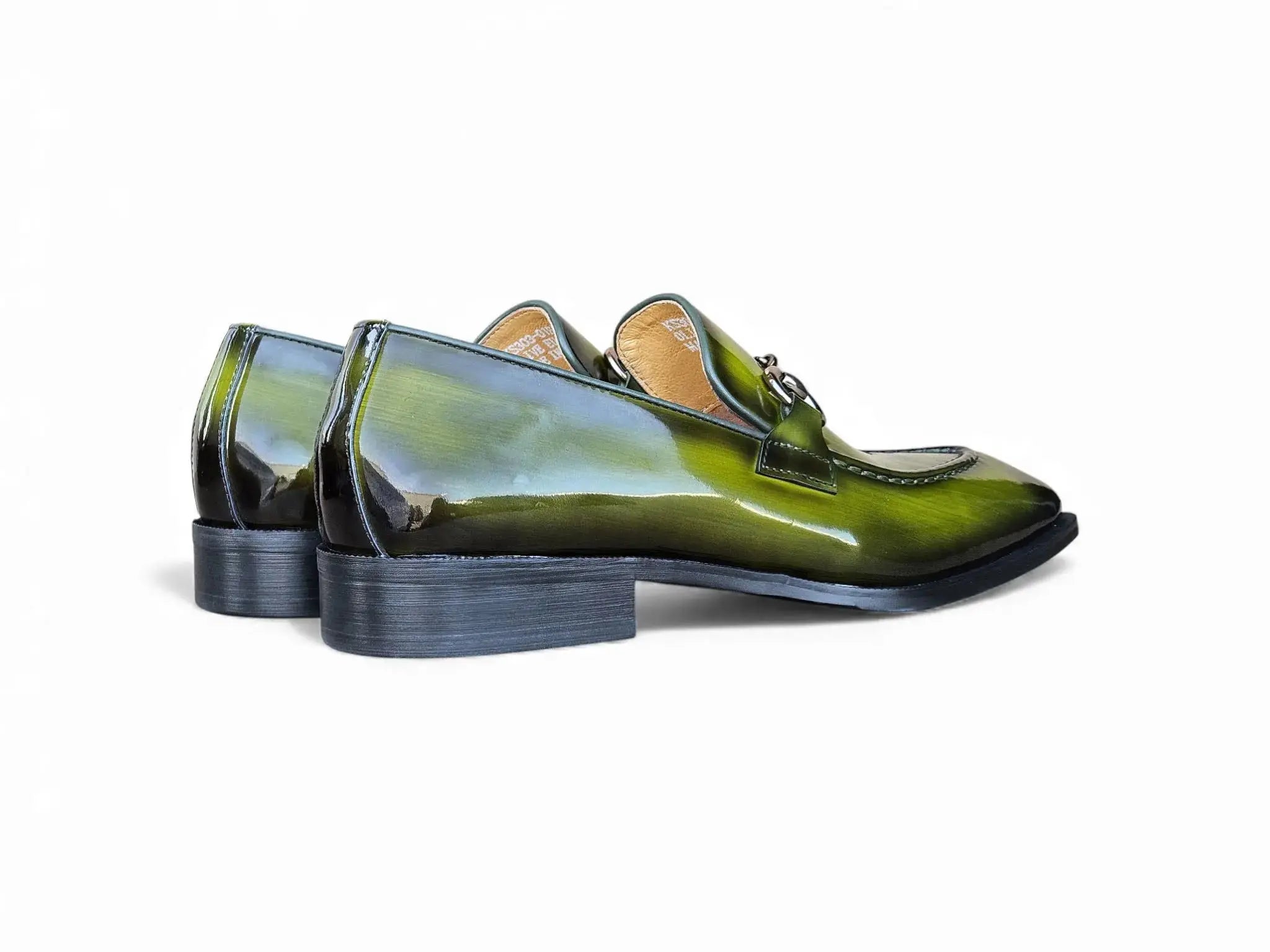 Patent Leather Buckle Loafer Carrucci
