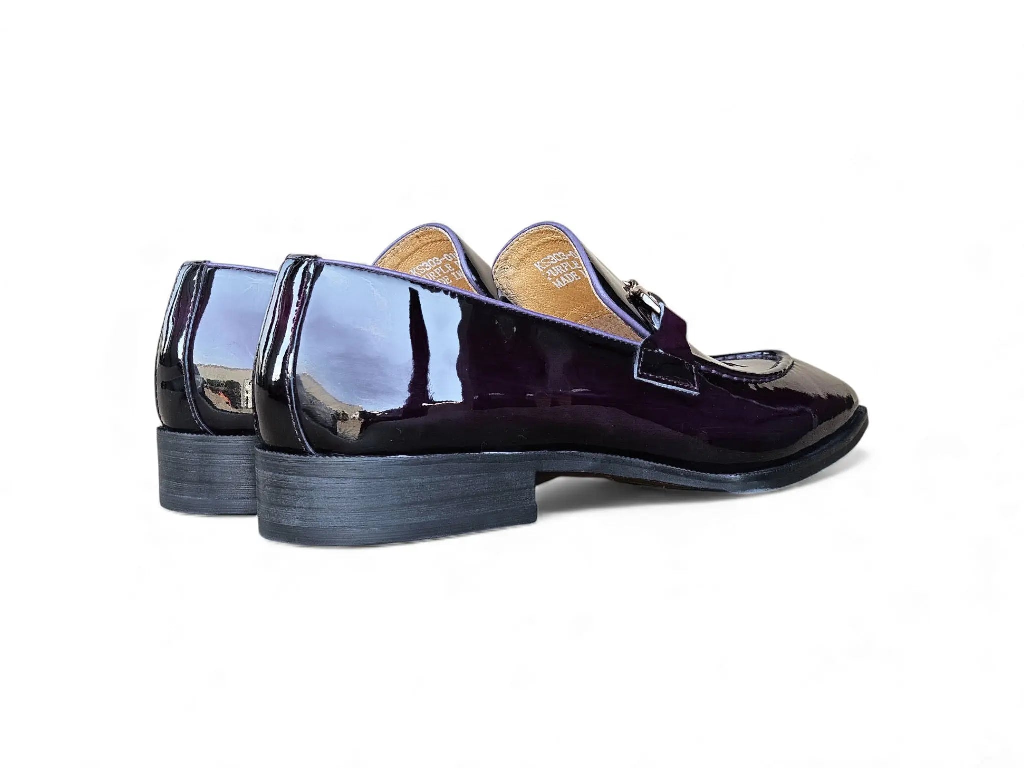 Patent Leather Buckle Loafer Carrucci