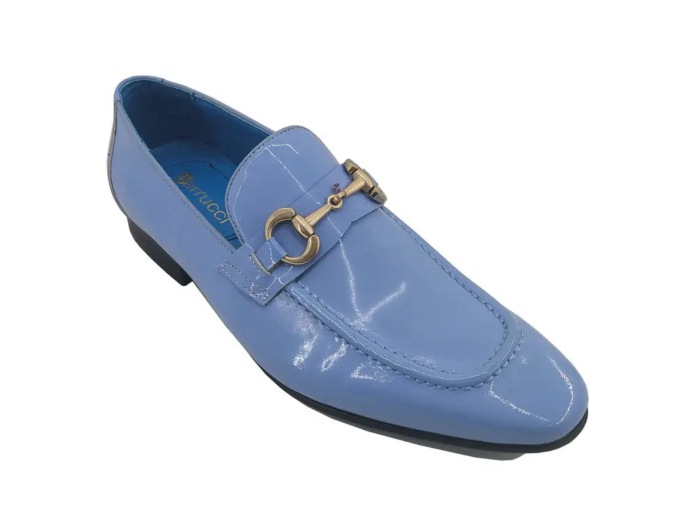 Patent Leather Horse Bit Loafer Carrucci