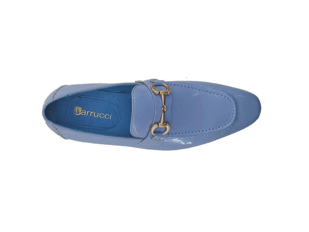 Patent Leather Horse Bit Loafer Carrucci