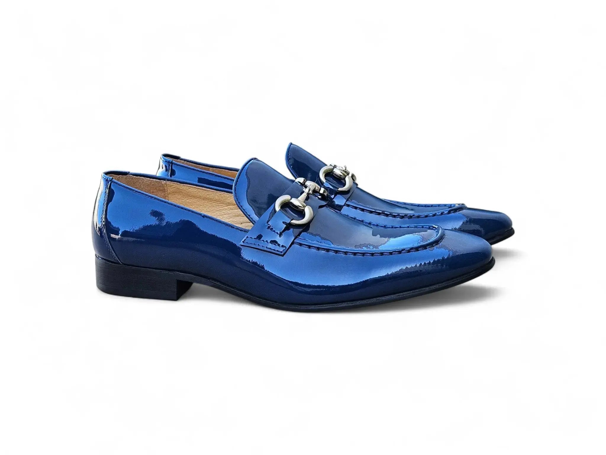 Patent Leather Horse Bit Loafer Carrucci