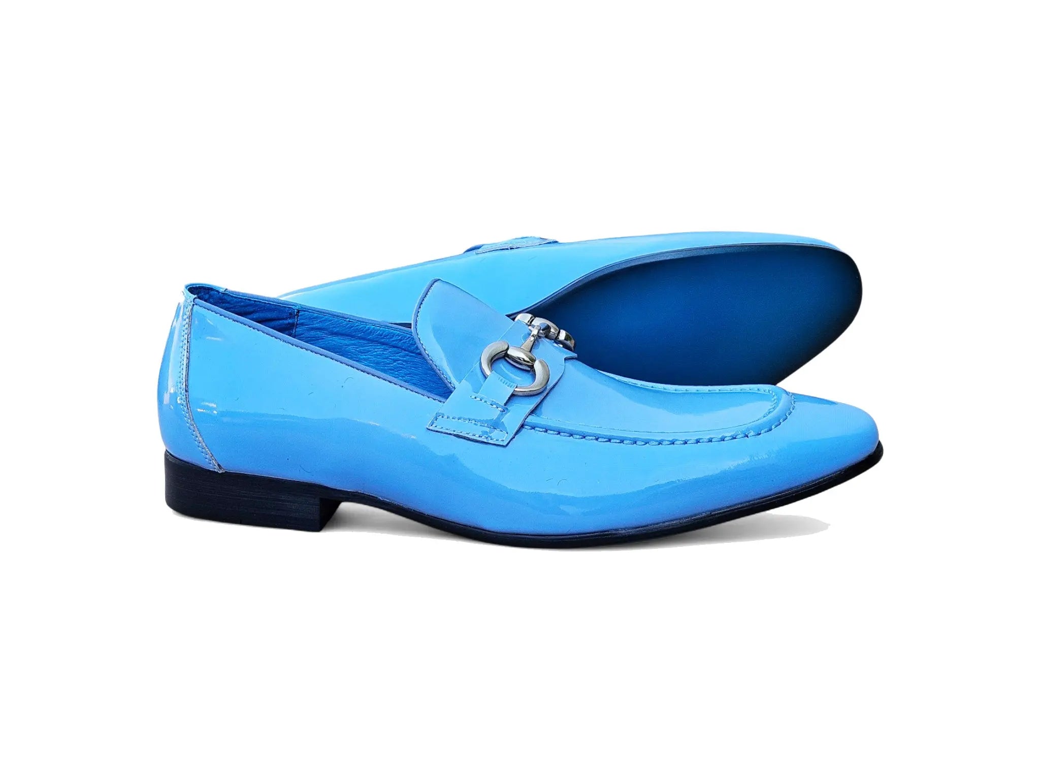 Patent Leather Horse Bit Loafer Carrucci