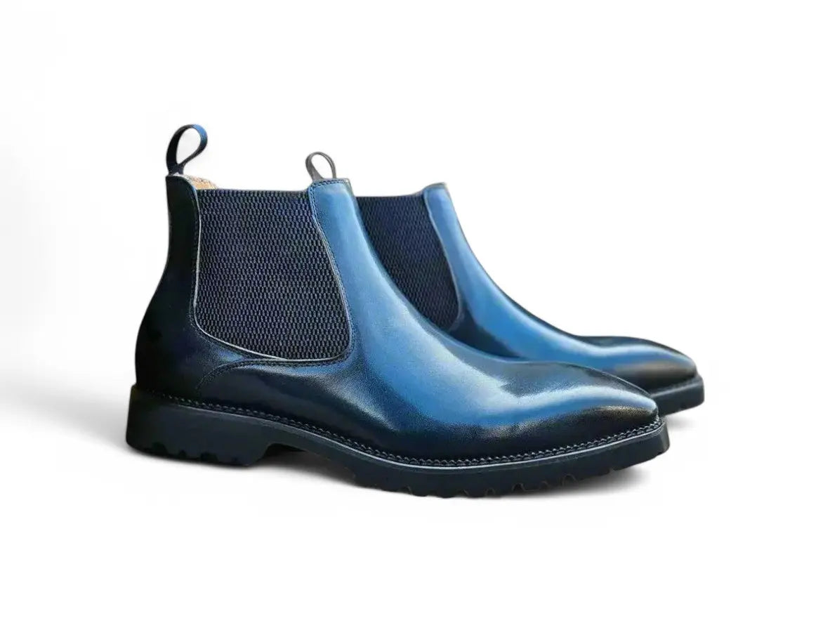 Patina Chelsea Boot Lug Sole Carrucci