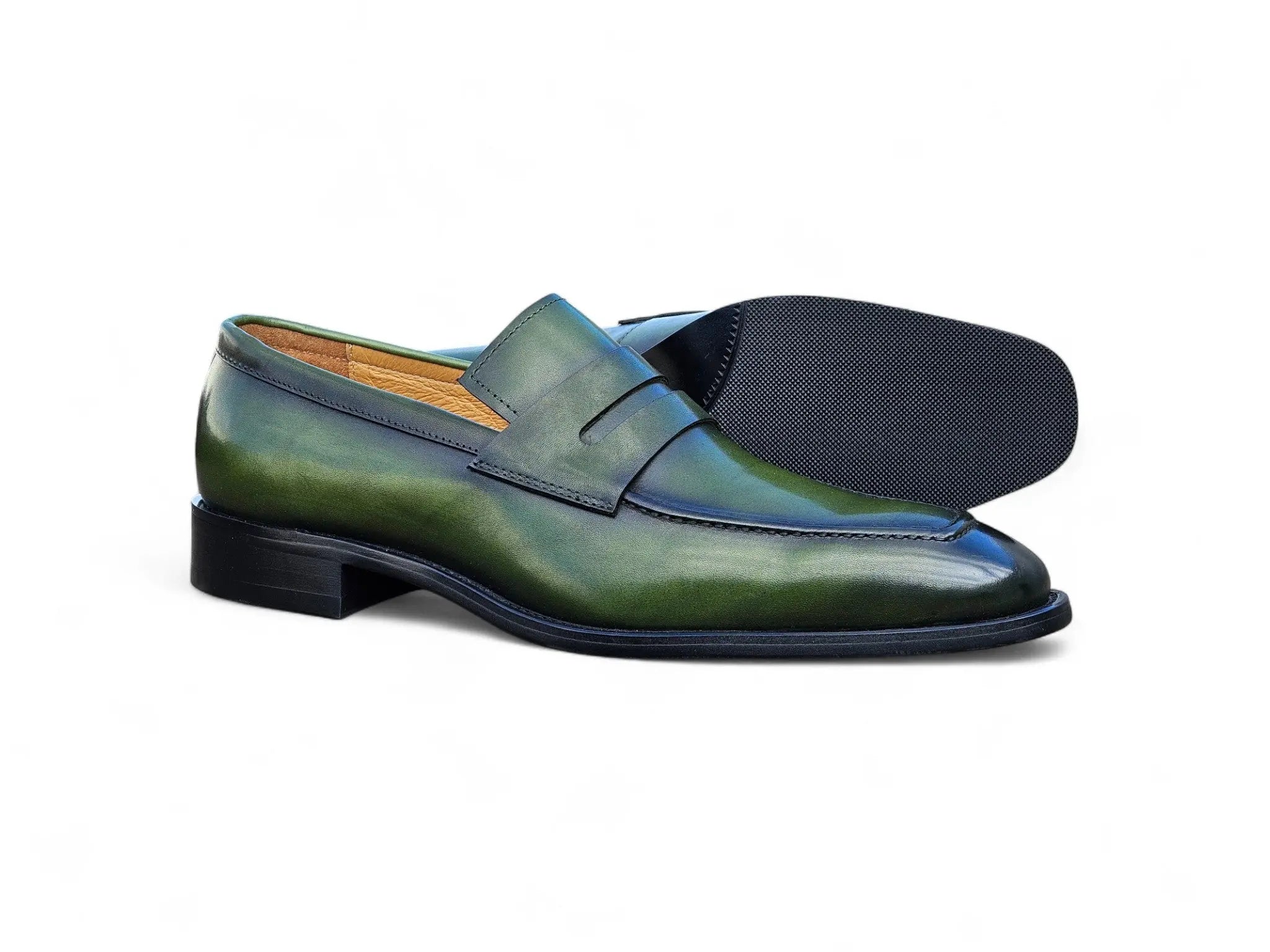 Patina Finished Penny Loafer Carrucci