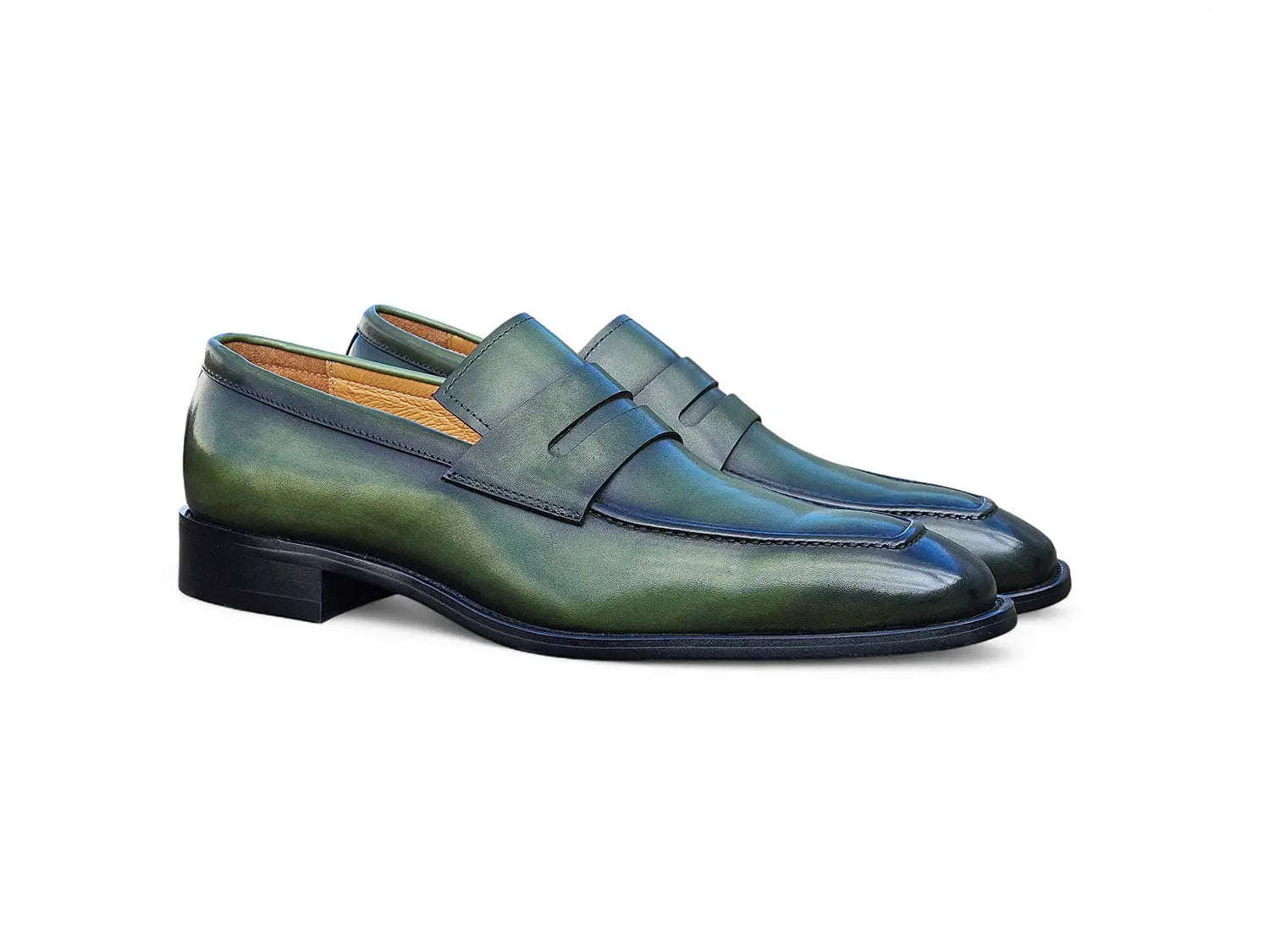 Patina Finished Penny Loafer Carrucci