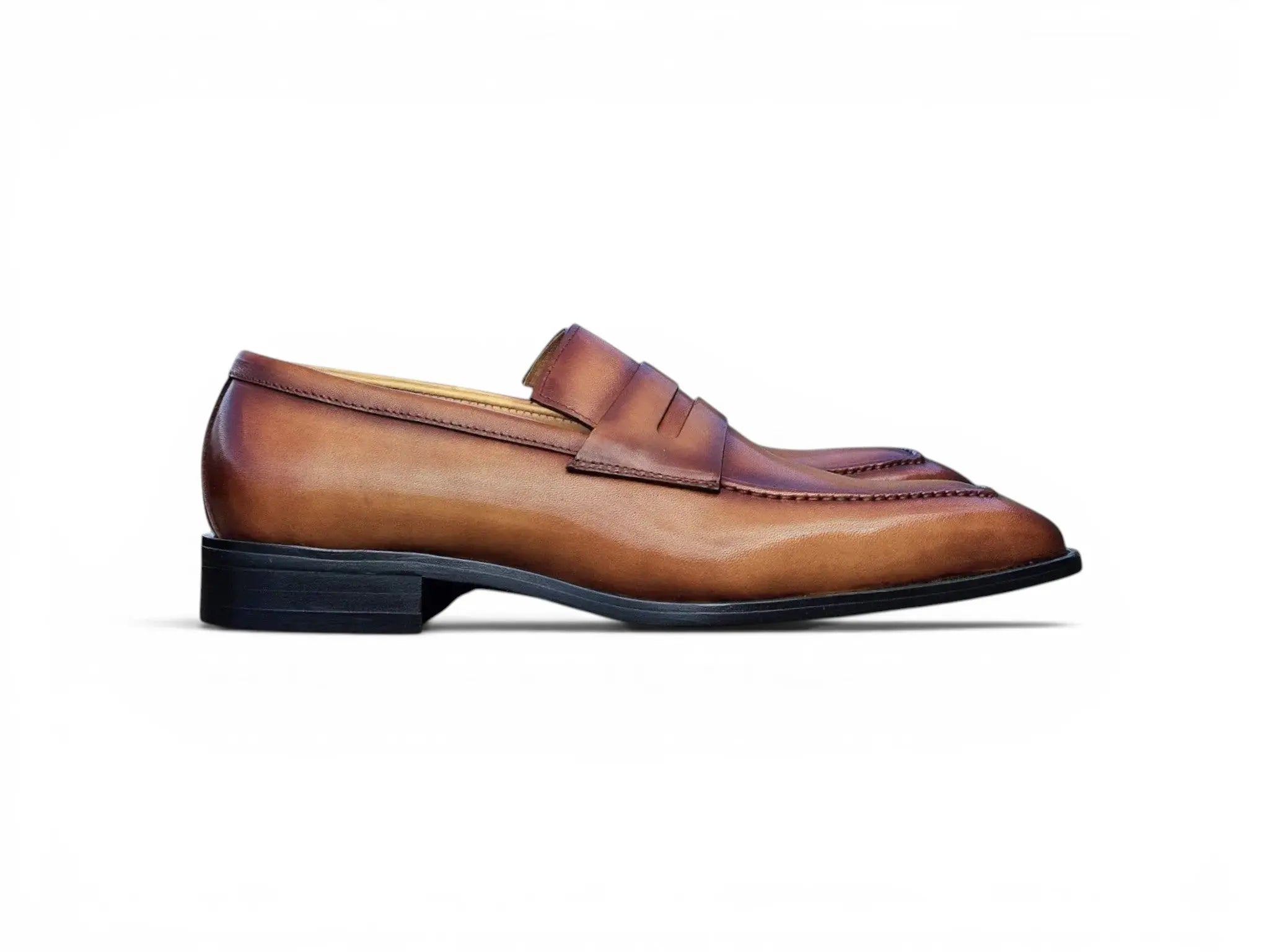 Patina Finished Penny Loafer Carrucci