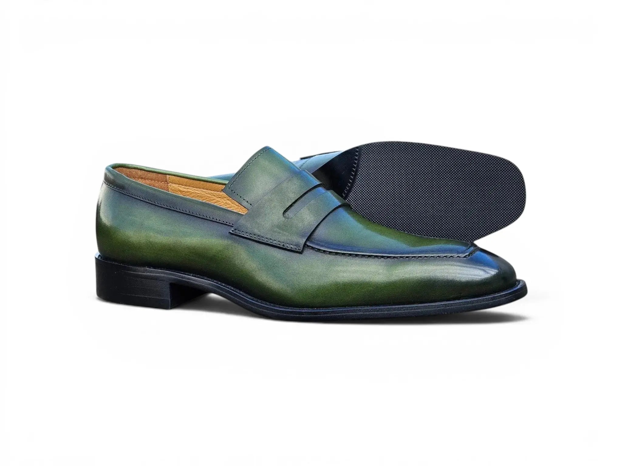 Patina Finished Penny Loafer Carrucci