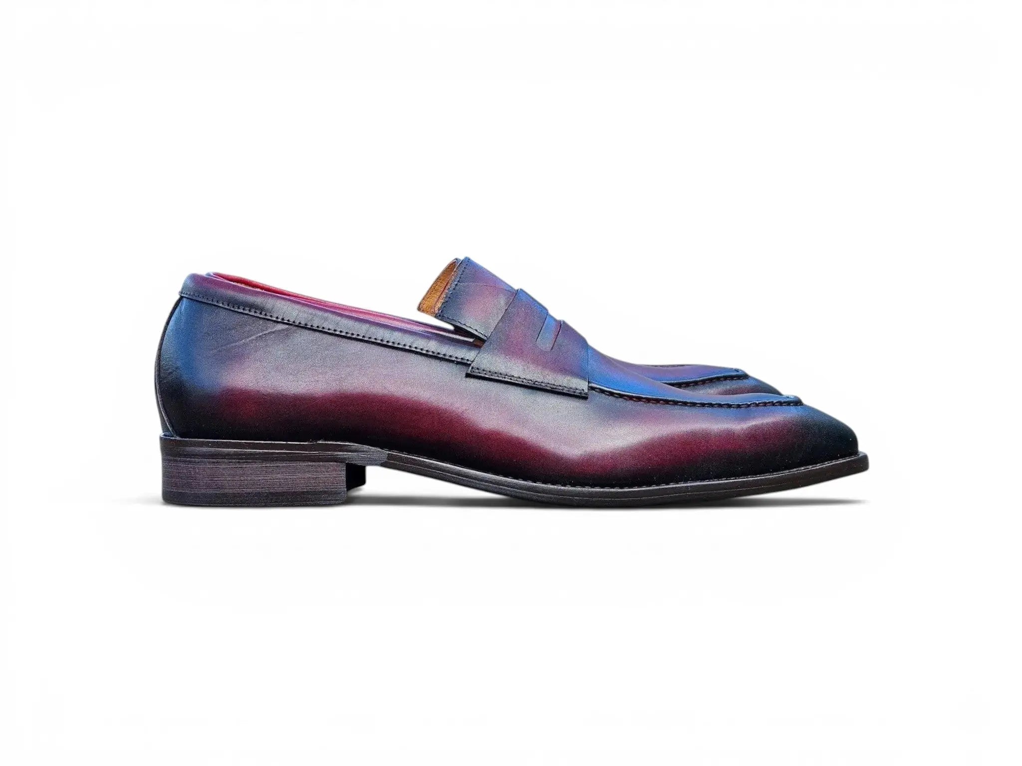 Patina Finished Penny Loafer Carrucci