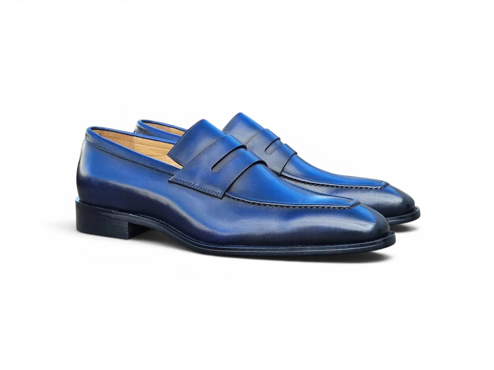 Patina Finished Penny Loafer Carrucci