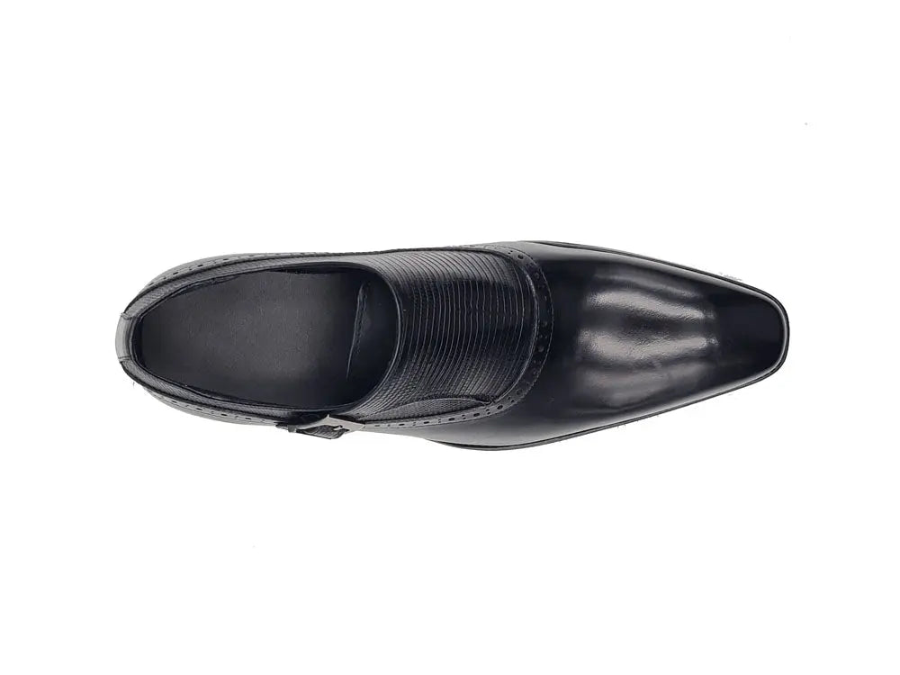 Plain Toe Single Monk Loafer Carrucci