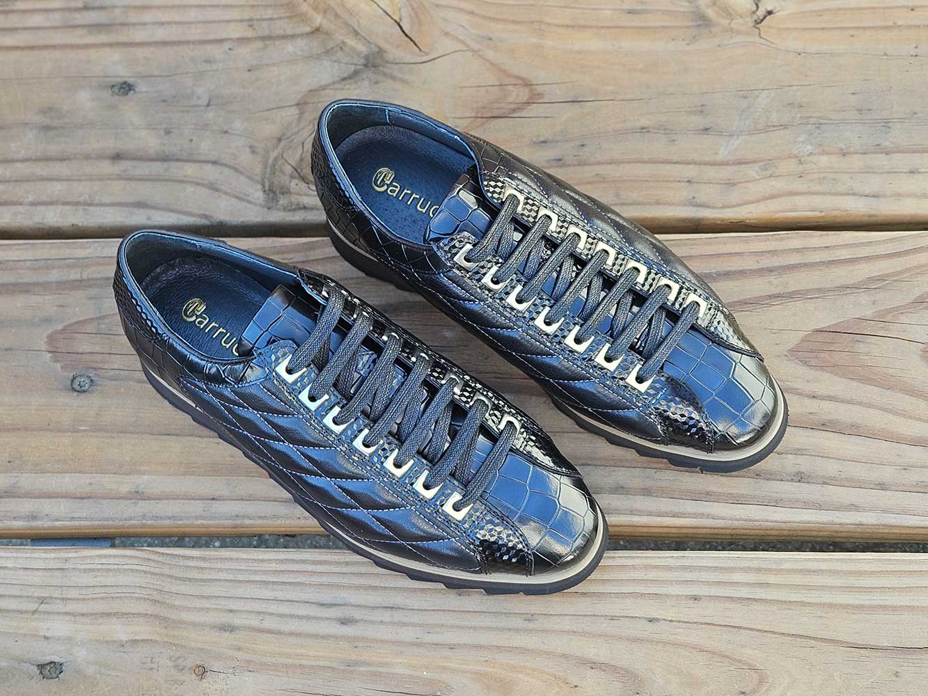 Quilted Leather Sneaker Carrucci