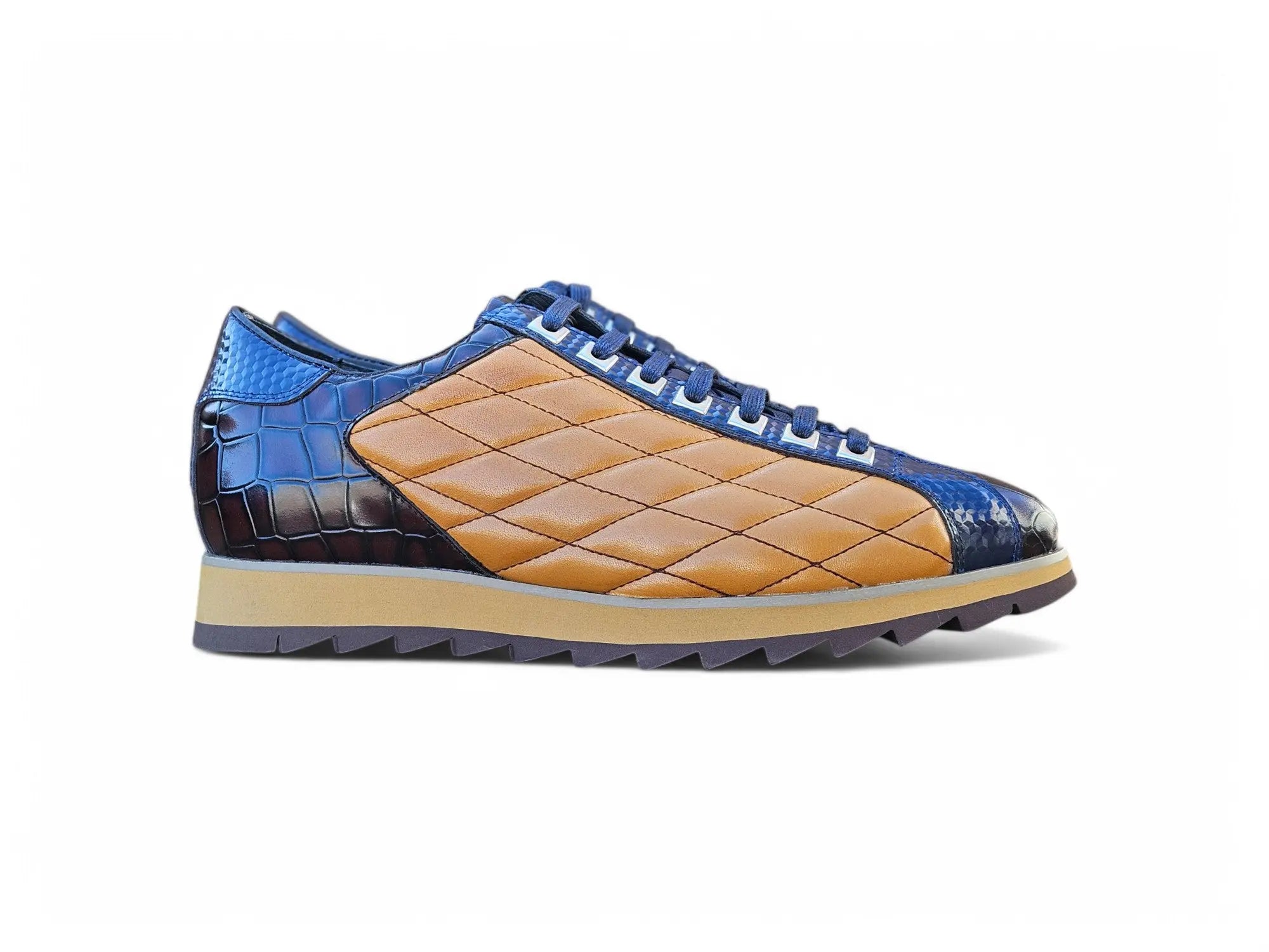Quilted Leather Sneaker Carrucci