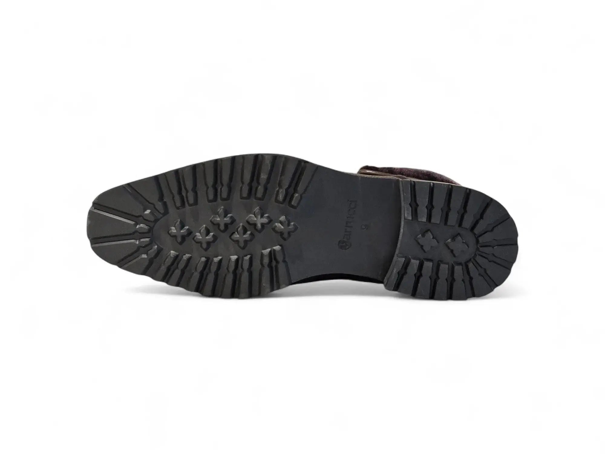 Suede Faux Shearling Combat Boot Carrucci