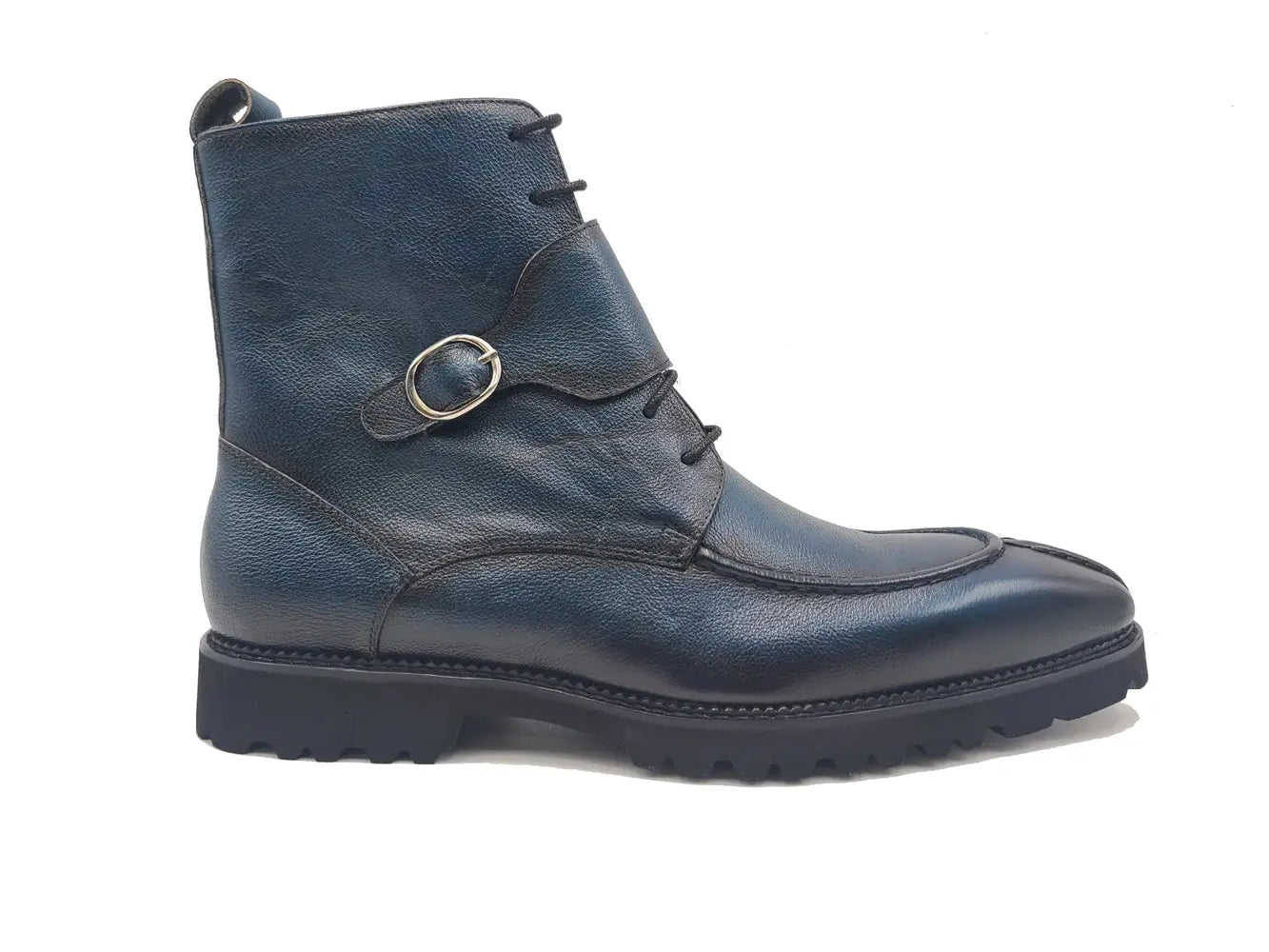 Rugged Split Toe Lace-up Boot Carrucci