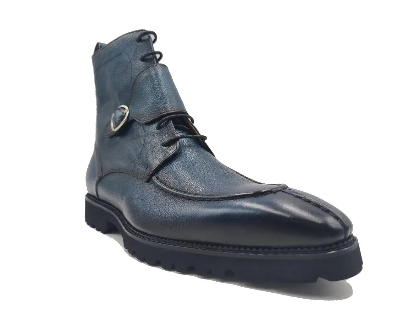 Rugged Split Toe Lace-up Boot Carrucci