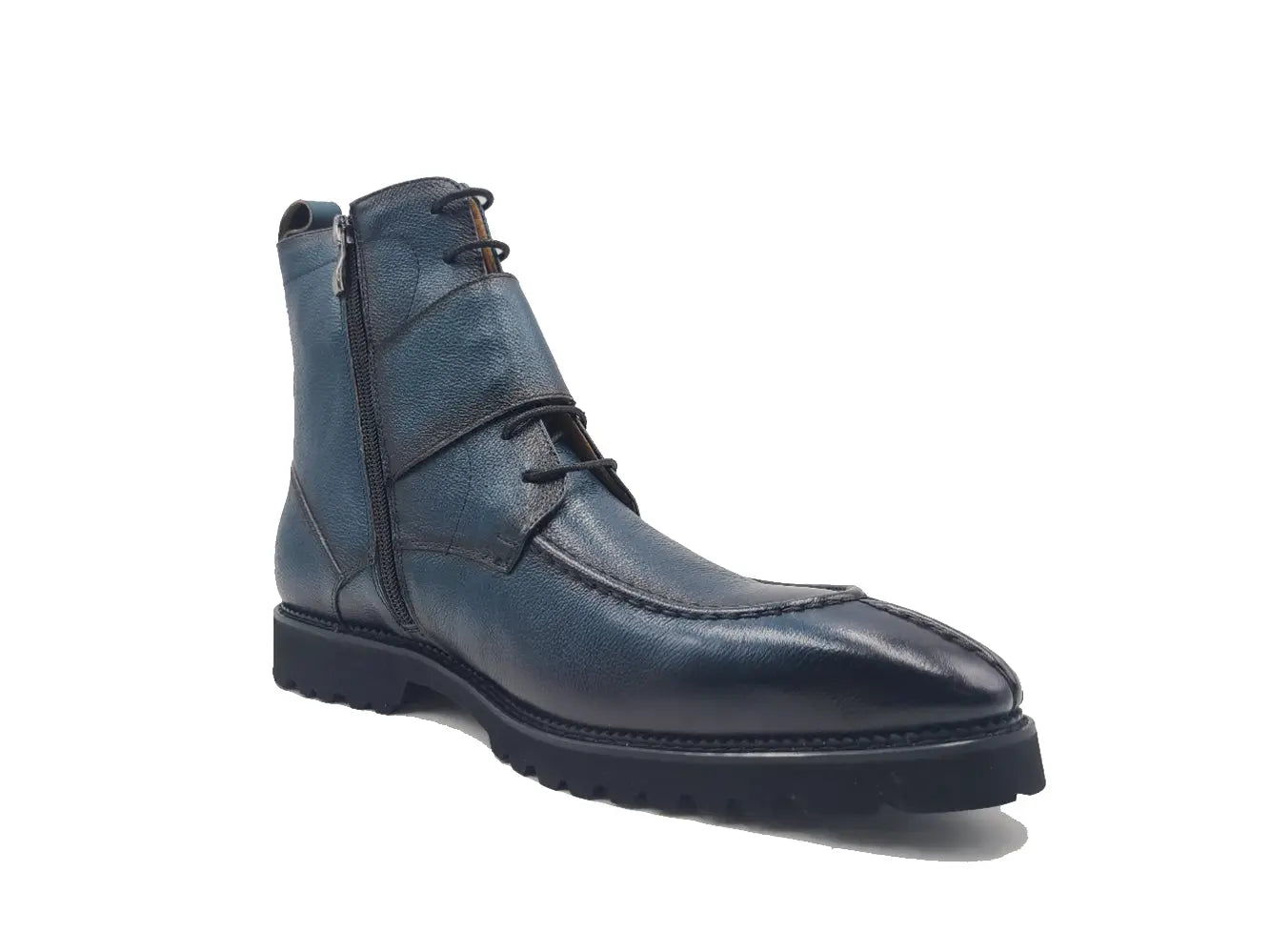 Rugged Split Toe Lace-up Boot Carrucci