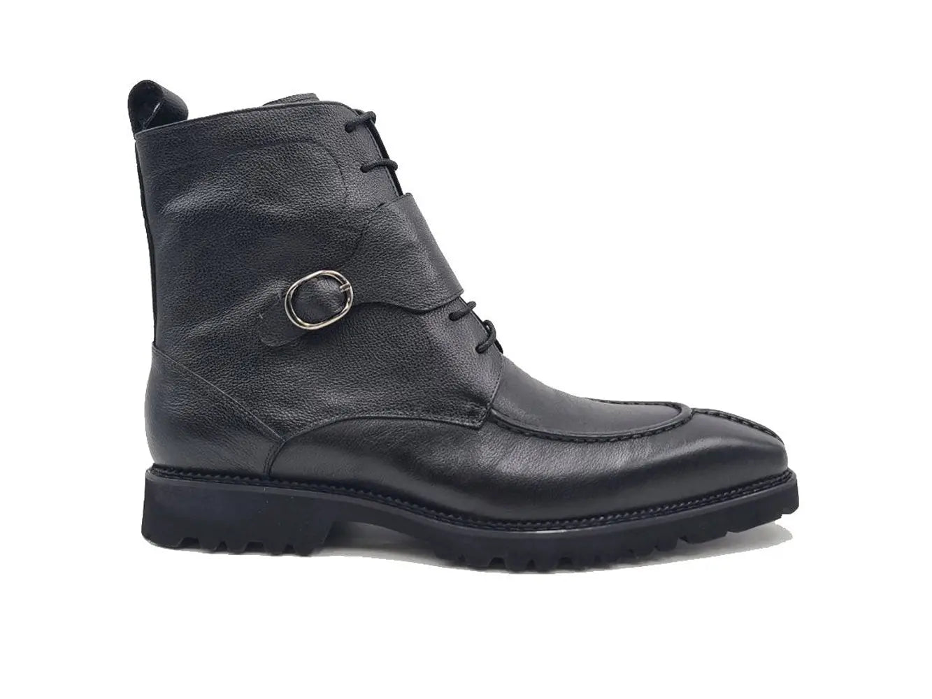 Rugged Split Toe Lace-up Boot Carrucci