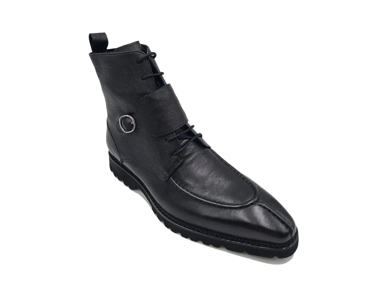 Rugged Split Toe Lace-up Boot Carrucci