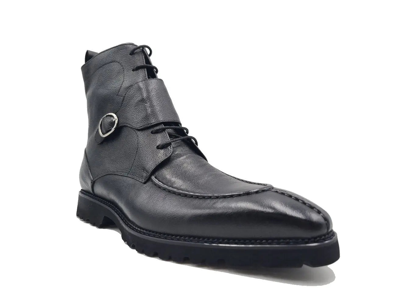 Rugged Split Toe Lace-up Boot Carrucci