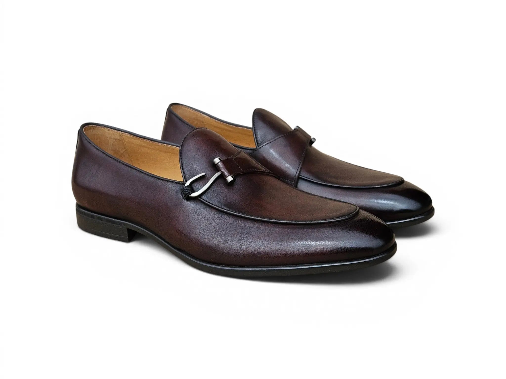 Savona Metal Accent Loafer Carrucci Shoes
