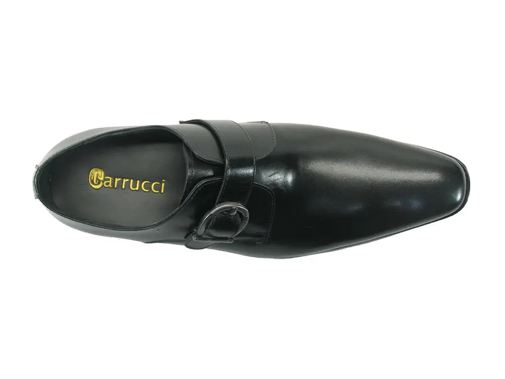 Signature Buckle Monk Strap Shoe Carrucci