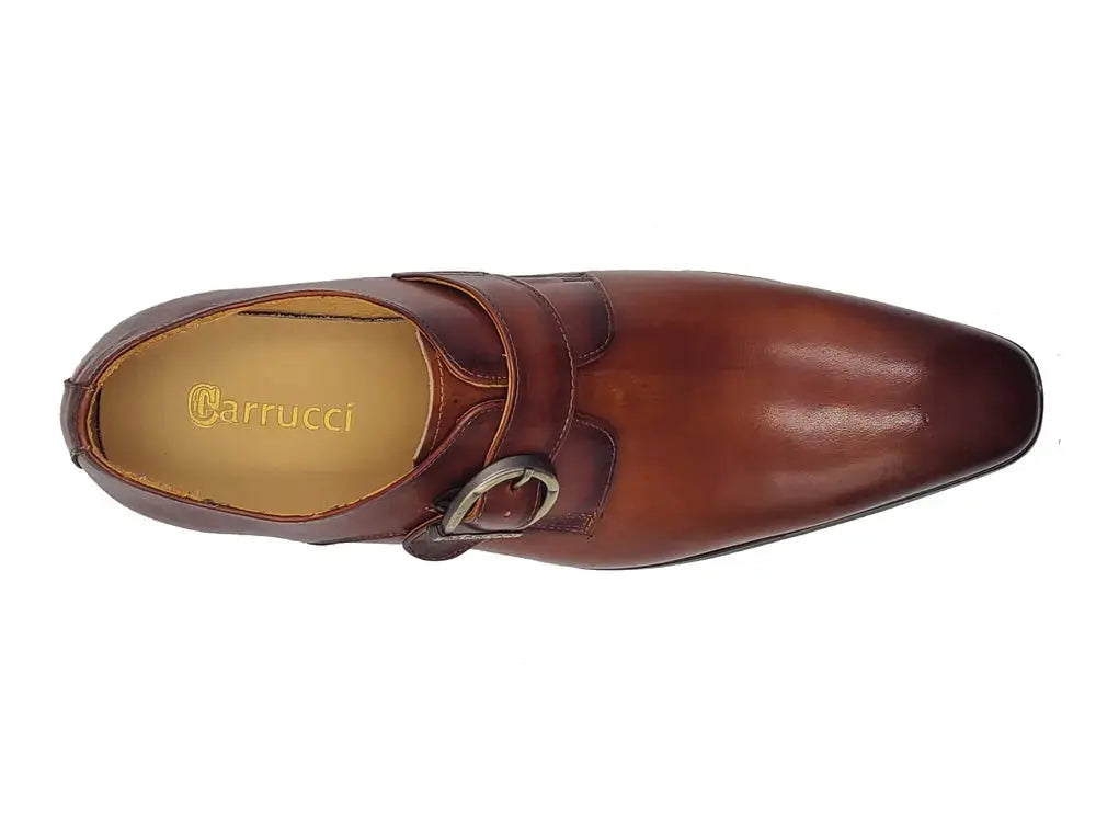 Signature Buckle Monk Strap Shoe Carrucci