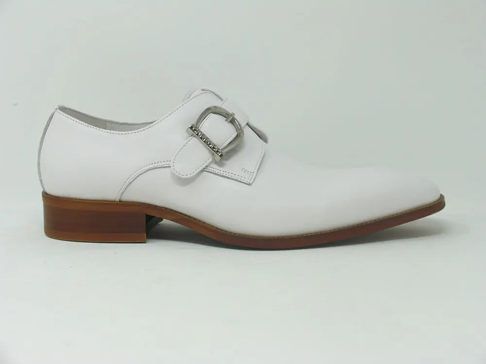 Signature Buckle Monk Strap Shoe Carrucci