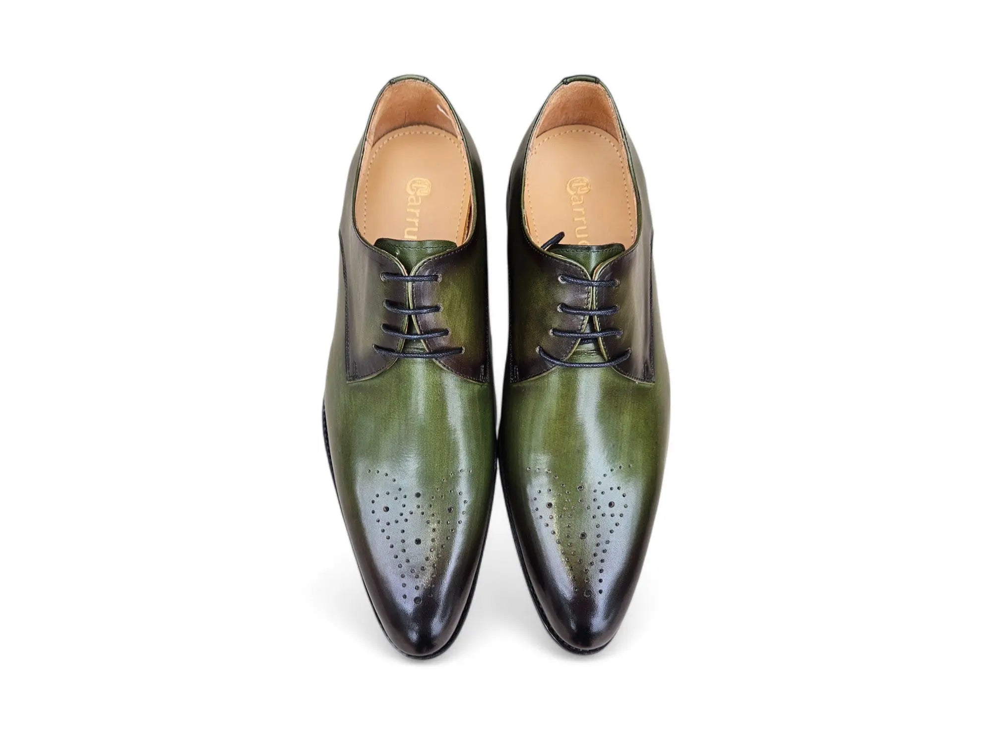 Signature Burnished Lace-up Derby Carrucci