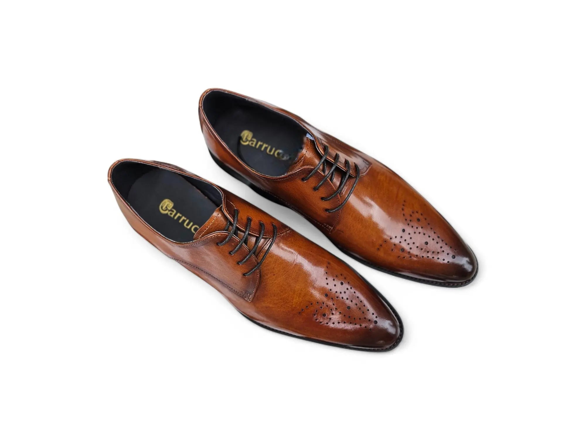 Signature Burnished Lace-up Derby Carrucci